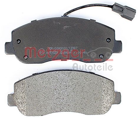 METZGER 1170148 Bremsbelagsatz, Scheibenbremse